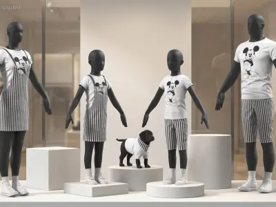  Disney Family Look Clothing Set with Dog Outfit 