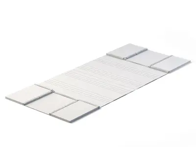 Street Path 6m x 14m Low-poly 3D model