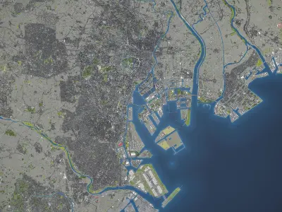 Greater Tokyo 3D Model Pack