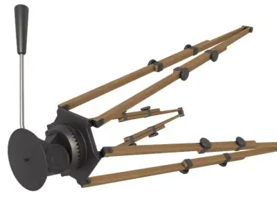 Vintage Camera Tripod 3D model