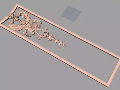 CNC 3D relief design STL format file used for artcam aspire E701 3D model