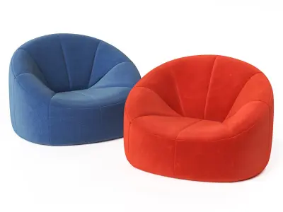Pumpkin Armchair 3D model