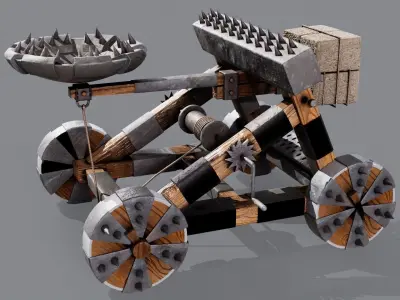 Catapult 3D model