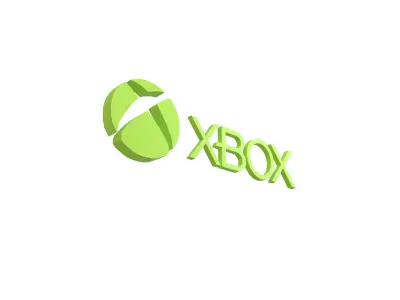 Xbox 2012 Logo v1 003 Free low-poly 3D model
