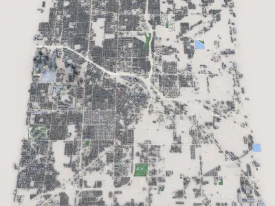 Las Vegas City Nevada USA 3D model