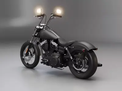 Street Bob 3D model