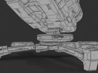 scifi-model549 futuristic weapon 3D model