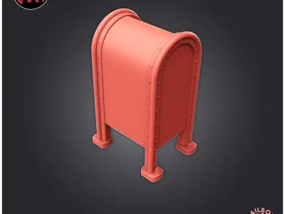 Mailbox 3D print model