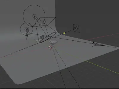 3d pink diamond jewelry background abstract 3D model