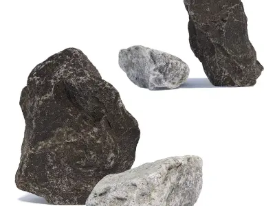 230 stone 185 186 3D model