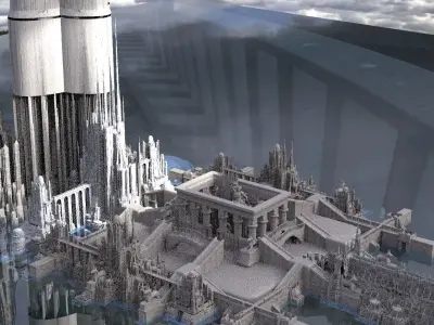 Holy trinity city 2 3D model