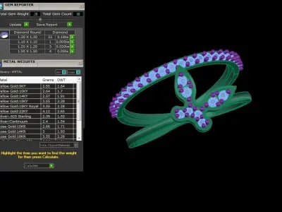 Light Wt Ring - 9 3D print model