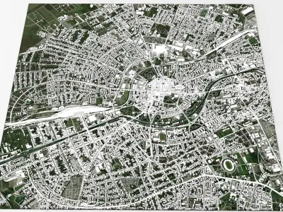 Cityscape Timisoara Romania 3D model