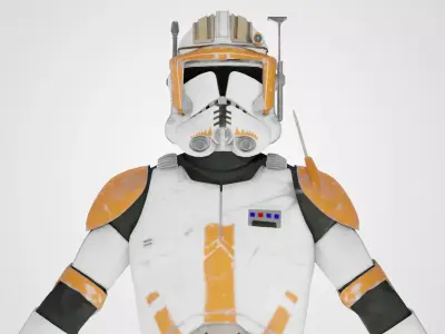 Armor suit Low-poly 3D model 3D model