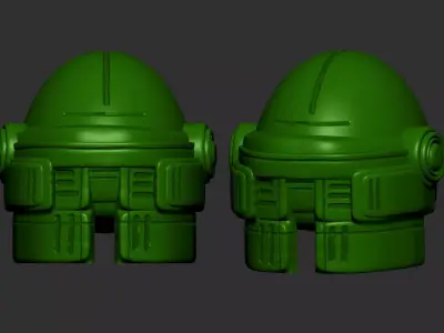 helmet high poly sculpt 3d printable  3D model