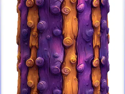 Stylized Wood Seamless Texture Texture 45