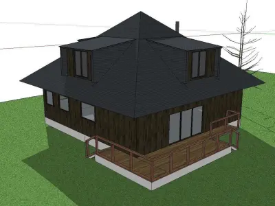 Creative Design-Holiday Cabin-082 3D model