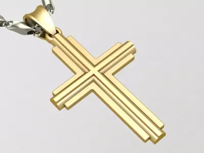 Cross Jesus D40 3D print model