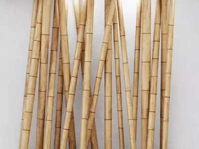 Bamboo decor n14 3D model