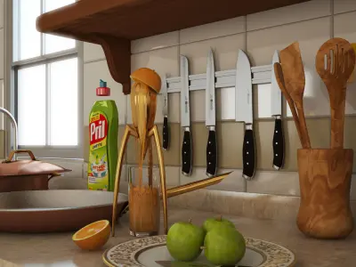 Kitchen ware 3D model