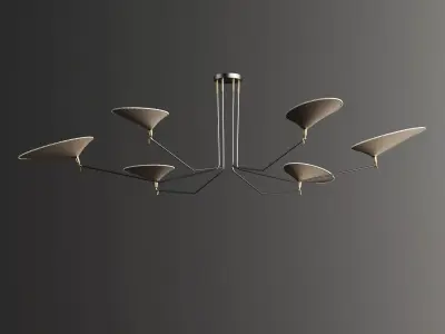 Ceiling light 3D model 18