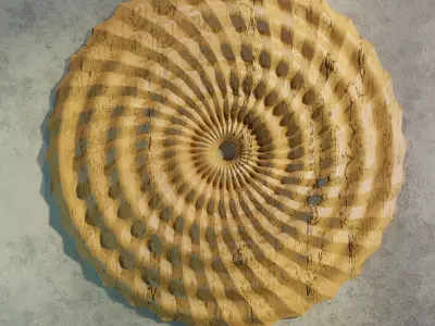 Decorative wall panel 3D print model