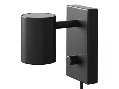 NIMONE Wall lamp reading lamp anthracite 3D model