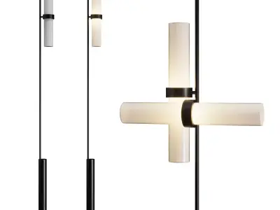 Typography Truly Studio Floor lamp by Rakumba Low-poly 3D model