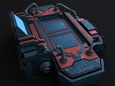 first aid kit 3D model