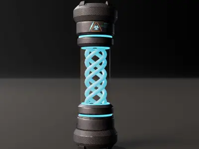 Biohazard Virals Low-poly 3D model