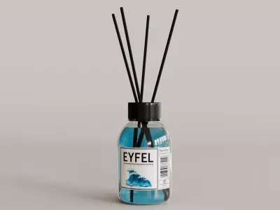 Eyfel Perfume Reed Diffuser Ocean Low-poly 3D model