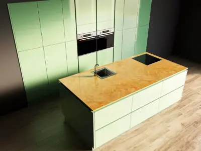 11-Kitchen11 glossy 1 3D model