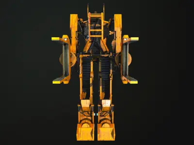 P-5000 Powered Work Loader 3D model