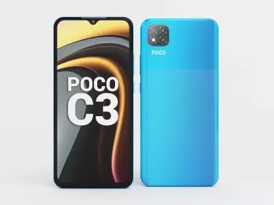 xiaomi poco c3 3D model