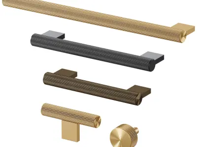 Furniture handles GRAFO by Meraki 3D model