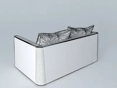 Exterior Sofa 1 3D model