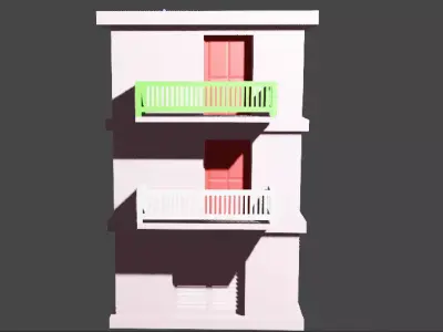 Beautiful Building 3D model  3D model
