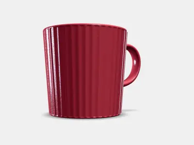 Imperial Mug Low-poly 3D model