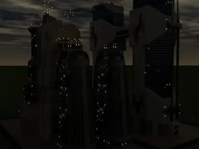 SpiderWare City Block 3D model purchase
