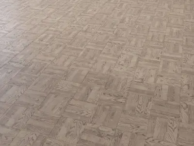 Parquet - Laminate - Wooden floor Low-poly 3D model 9
