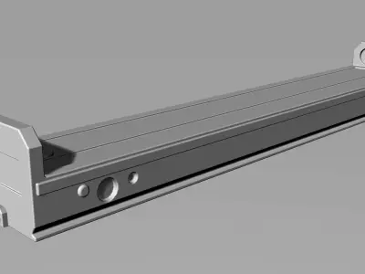 Fluorescent Light Free low-poly 3D model