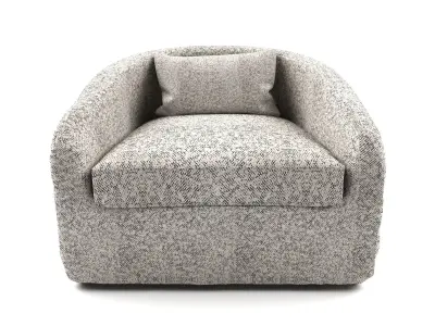 Four Hands - Topanga Swivel Chair-Knoll Domino 3D model