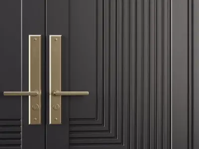 Entrance door set9 3D model