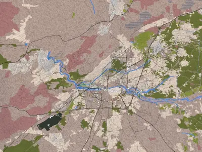 Damascus City Syria Low-poly 3D model