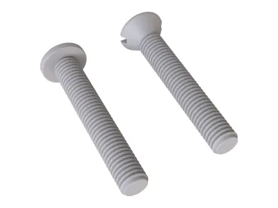 Machine Screws 3D Model 3D model