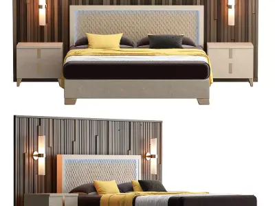 Arredoclassic modern bedroom set 3D model