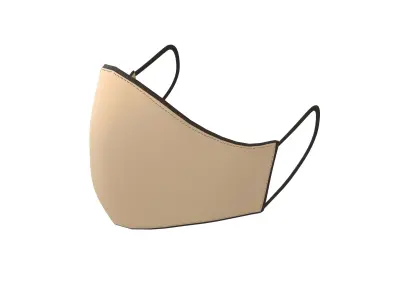 Mask v1 002 Low-poly 3D model