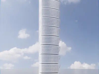 Parametric Building 1d14 3D model