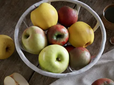 Breakfast food set - 3d scans and 3d models 3D model