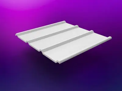 metal roofing panel 3D print model